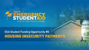 Banner ad for housing insecurity payments